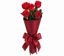 Букет 5 Красных роз Эдлесс Лав в Углеуральском