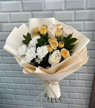 Букет цветов из:  Розы и Хризантемы в Углеуральском