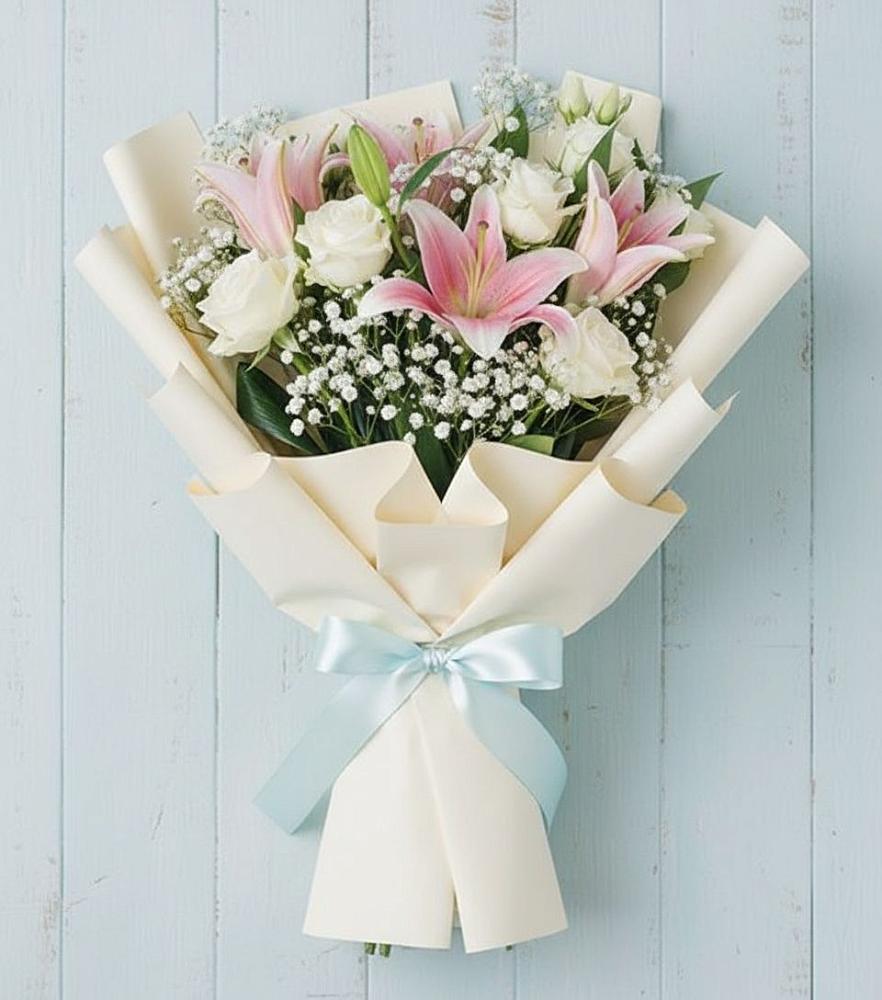 Букет цветов из: Лилии в Углеуральском