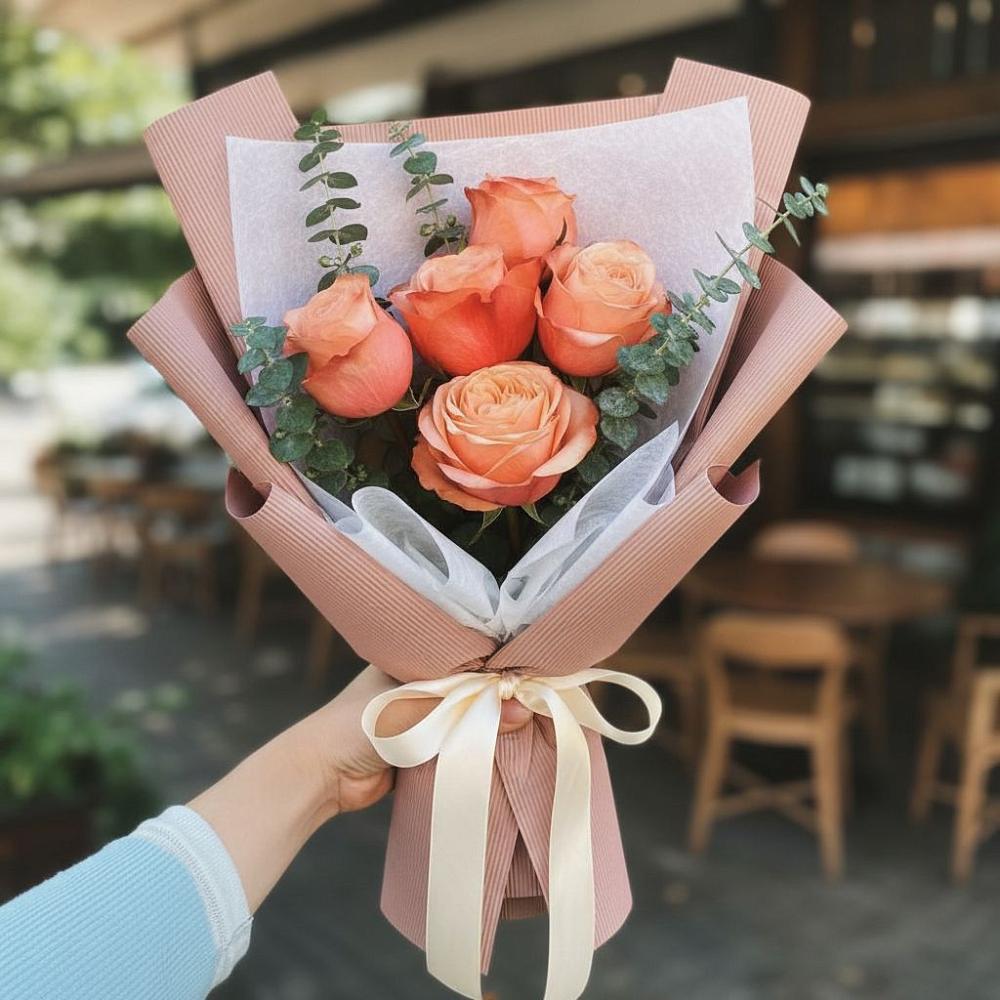 Букет цветов из: Розы в Углеуральском