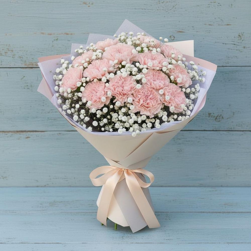 Букет цветов из: Гвоздики в Углеуральском