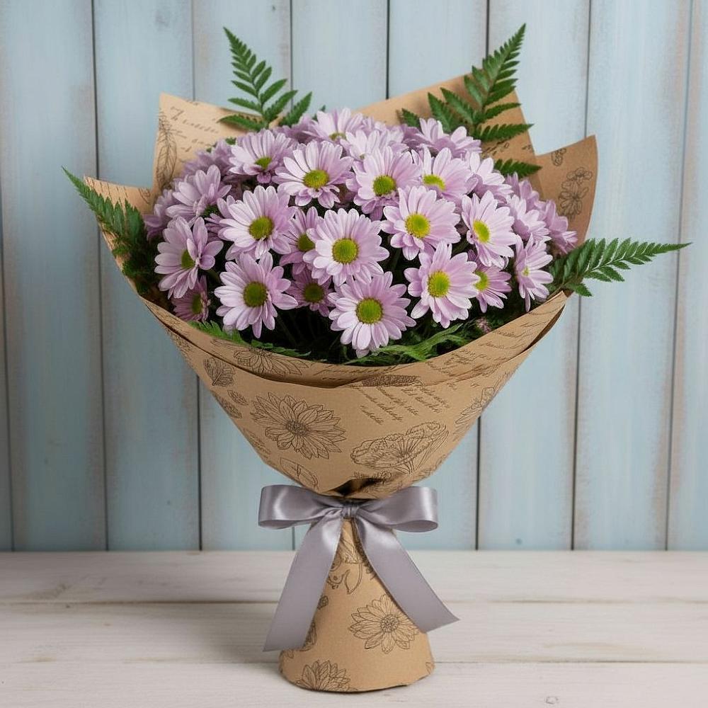 Букет цветов из: Хризантемы в Углеуральском