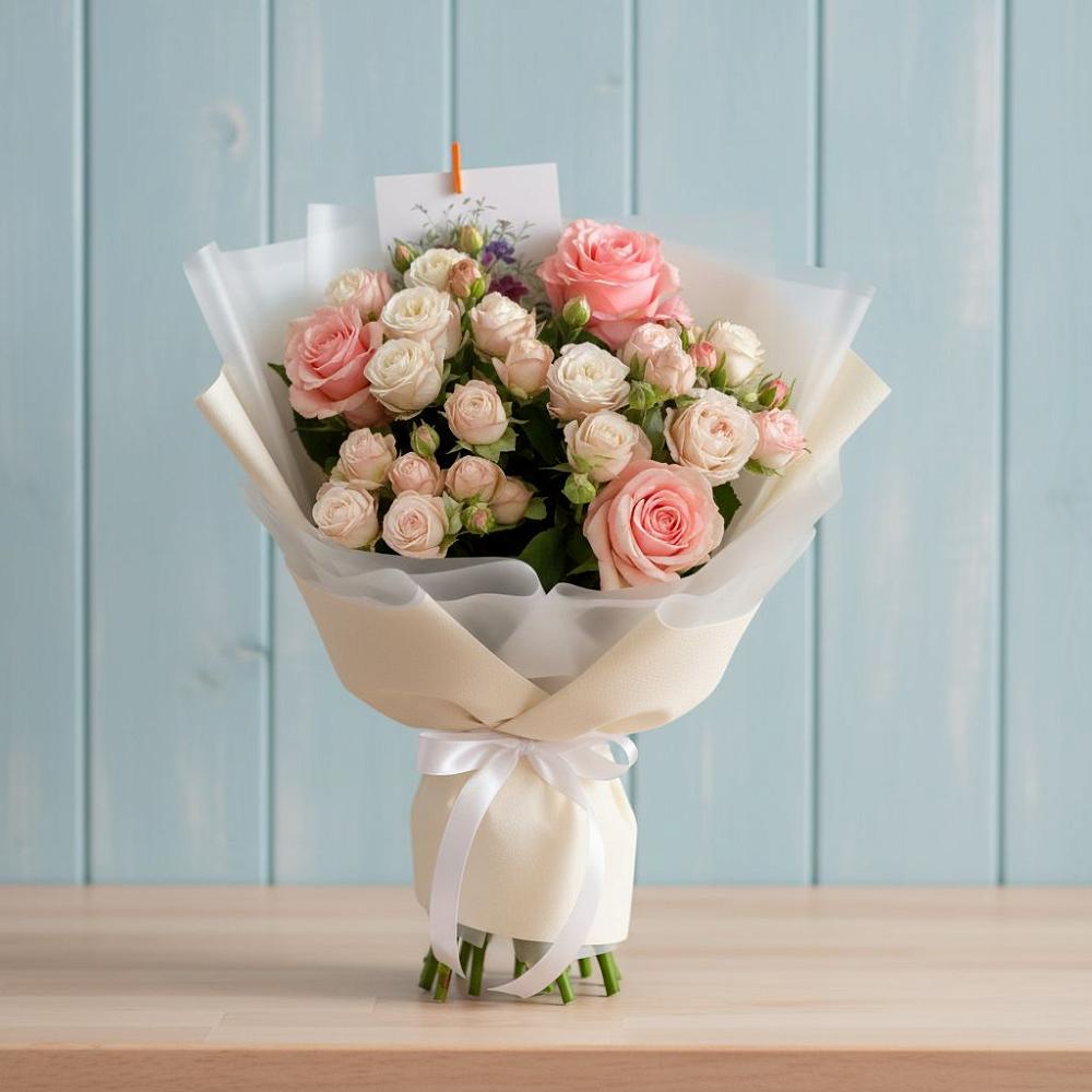 Букет цветов из: Розы в Углеуральском