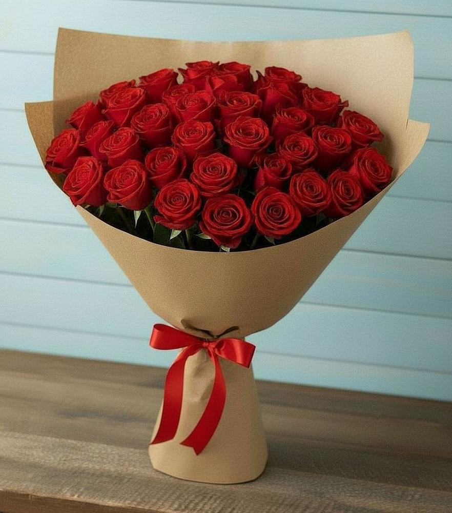 Букет Красные розы Милано в Углеуральском