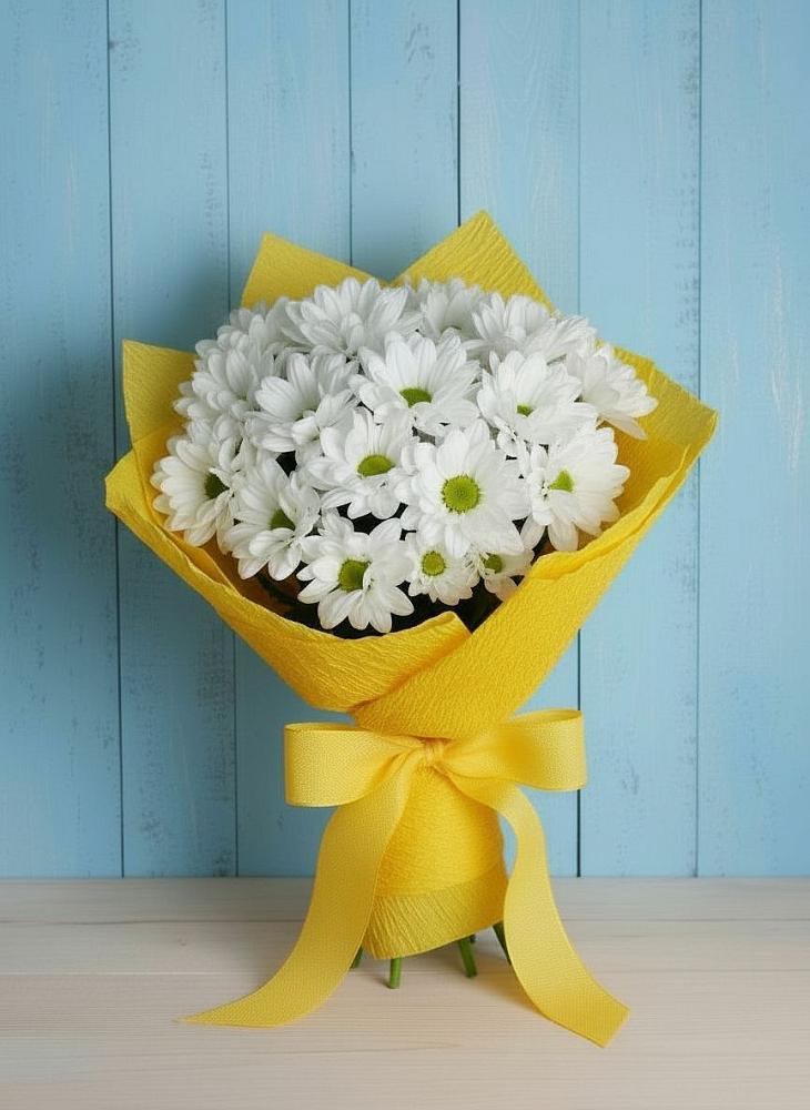 Букет цветов из: Хризантемы в Углеуральском