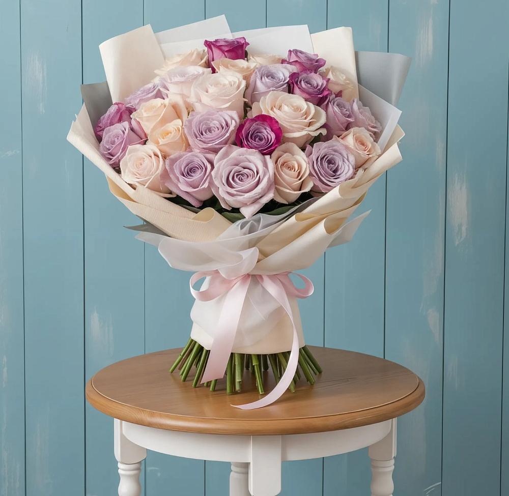 Букет цветов из: Розы в Углеуральском