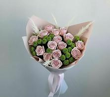 Букет цветов из:  Розы и Хризантемы #REPLACE_PRED# Углеуральском