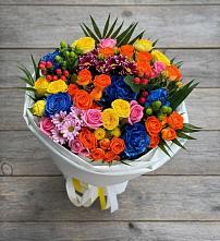 Букет цветов из:  Розы и Хризантемы в Углеуральском