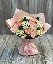 Букет цветов из:  Гвоздики, Розы и Хризантемы в Углеуральском