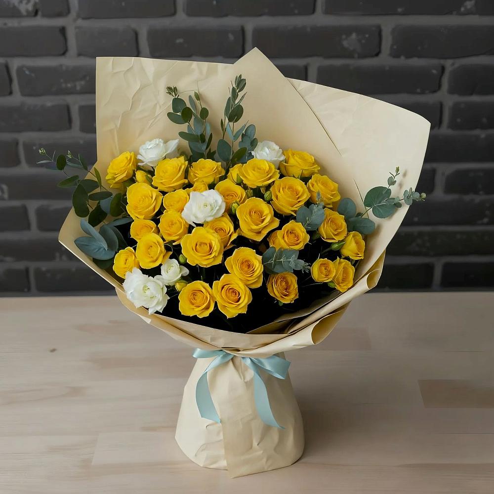 Букет цветов из: Розы в Углеуральском