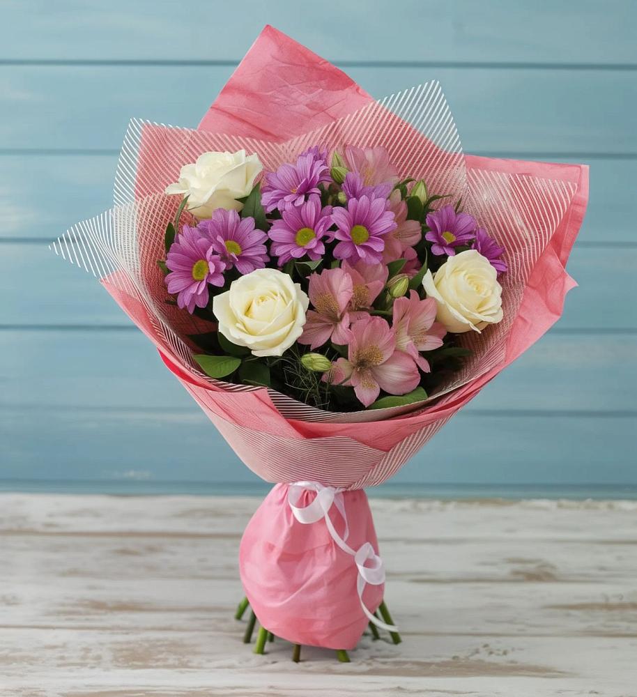 Букет цветов из: Герберы в Углеуральском