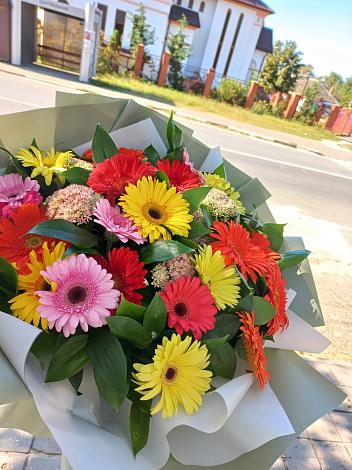 Букет цветов из: Герберы в Углеуральском